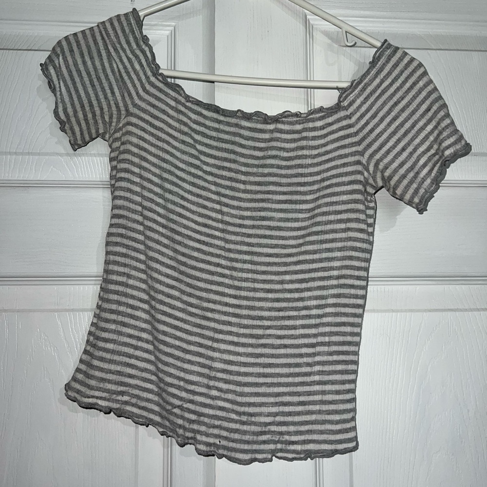 Striped Crop Top